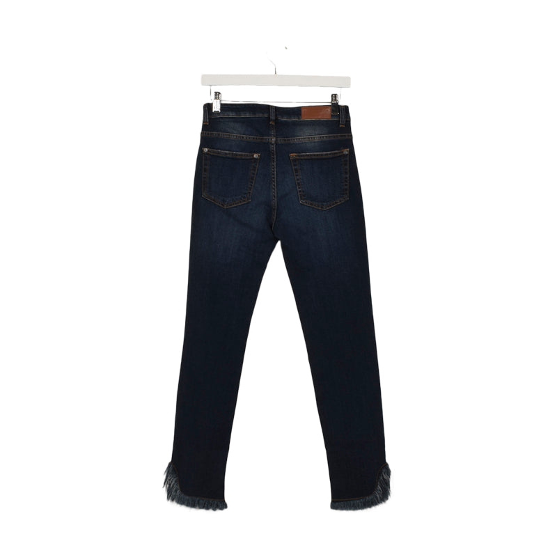 D. Exterior Jeans with Detailed Bottom