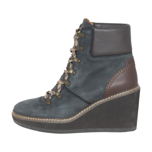 SEE by Chloe Wedge Lace Up Boots