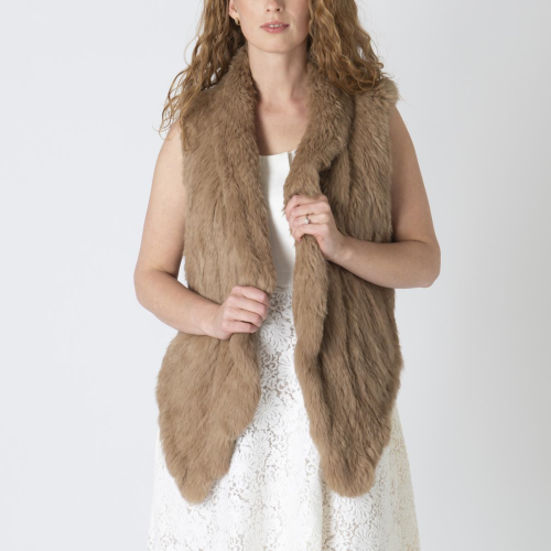 June Rabbit Fur Vest