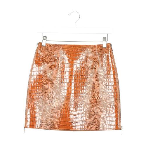 Givenchy Embossed Croc Leather Skirt - New With Tags