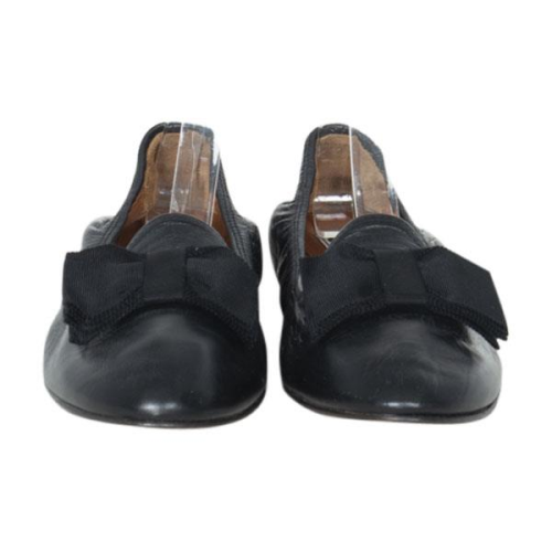 Lanvin Leather Bow Flats