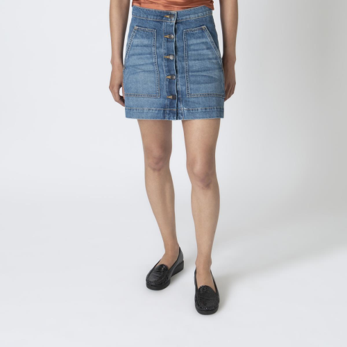 Veronica Beard Denim Mini Skirt