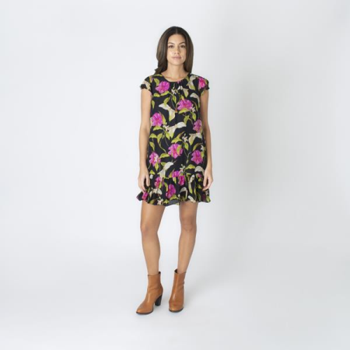 Milly Floral Silk Dress
