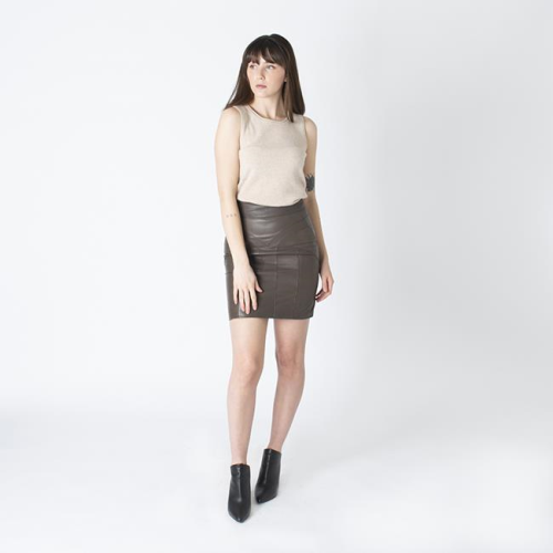 Mackage Leather Mini Skirt