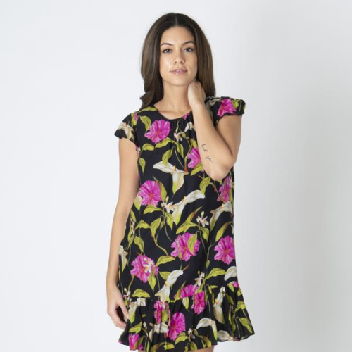Milly Floral Silk Dress