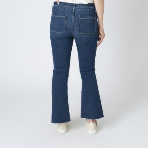 Frame Le Bardot Crop Flare Jeans