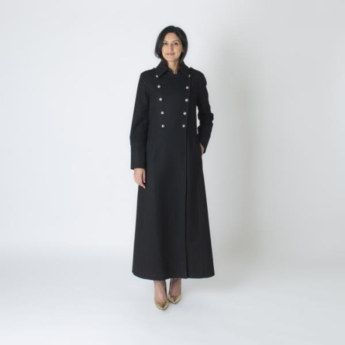 Theory Double-Breasted Wool Coat