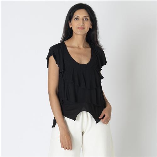 Givenchy Tiered Ruffle Top