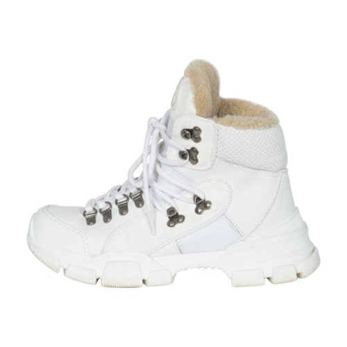 Gucci Flashtrek Leather Hiking Boots