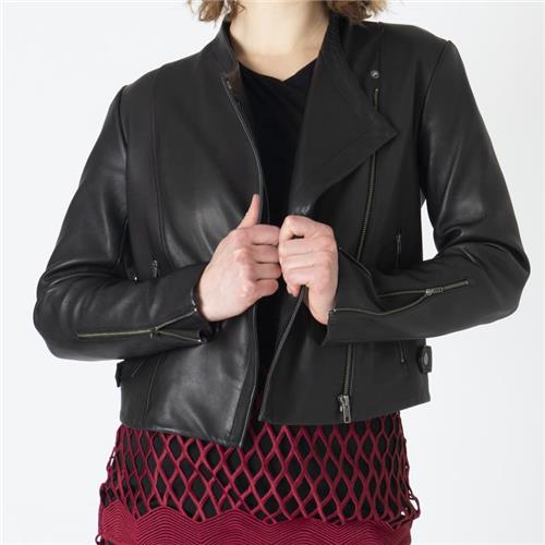 Theory Leather Moto Jacket