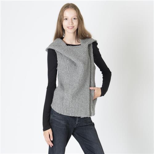 Helmut Lang Wool-Linen Knit Vest