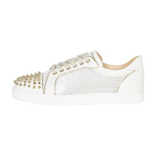 Christian Louboutin Spiked Mesh Sneakers - New Condition