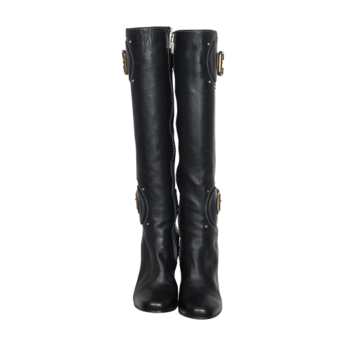 Chloe Leather Knee High Boots