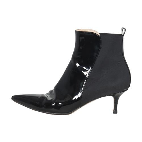 Gianvito Rossi Leather Patent Booties