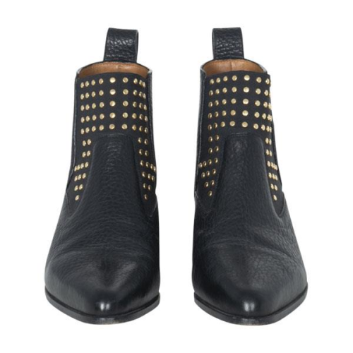 Chloé Studded Leather Ankle Boots