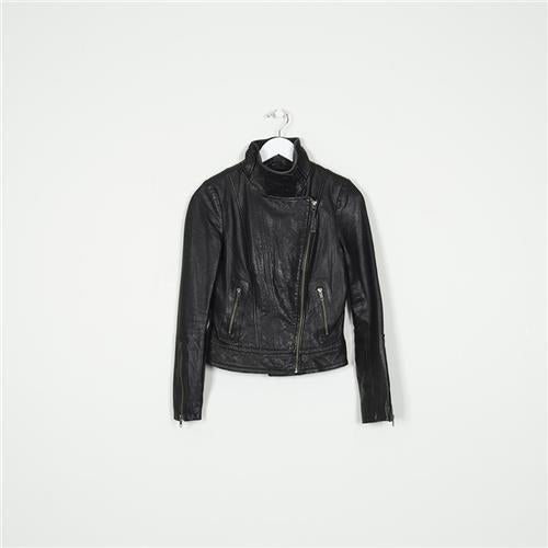 Mackage Leather Zip Jacket