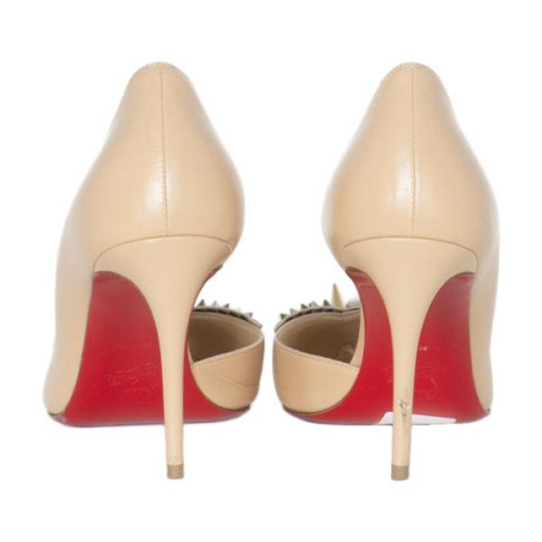 Christian Louboutin Leather Studded Accent Pumps