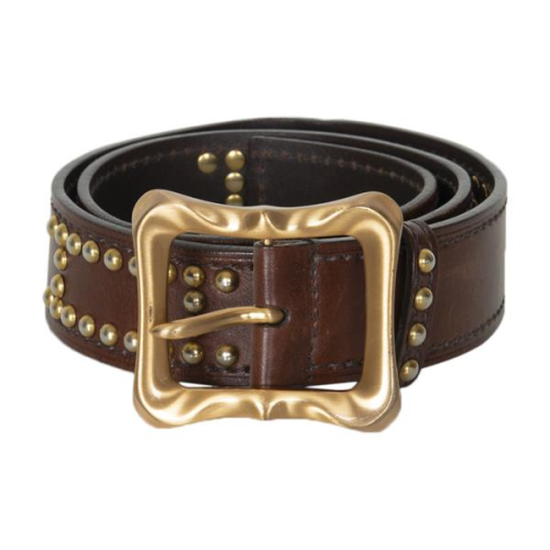 Prada Leather Stud Belt