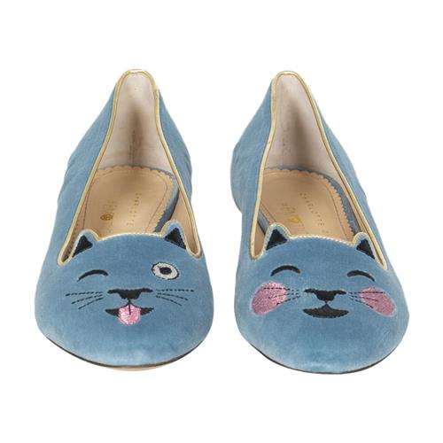 Charlotte Olympia Cat Flats - New Condition