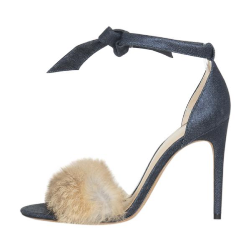 Alexandre Birman Clarita Fur-Trimmed Sandals