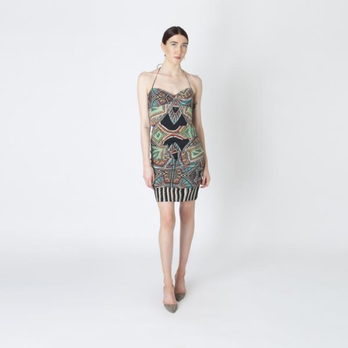 Artelier Nicole Miller Halter Dress - New With Tags