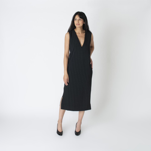 Ganni Pinstripe Dress - New With Tags