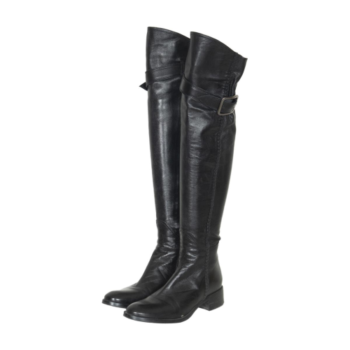 Le Pepe Leather Knee High Boots