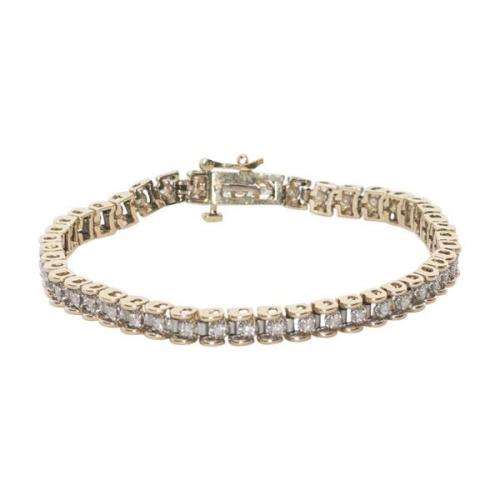 14k Gold Diamond Tennis Bracelet