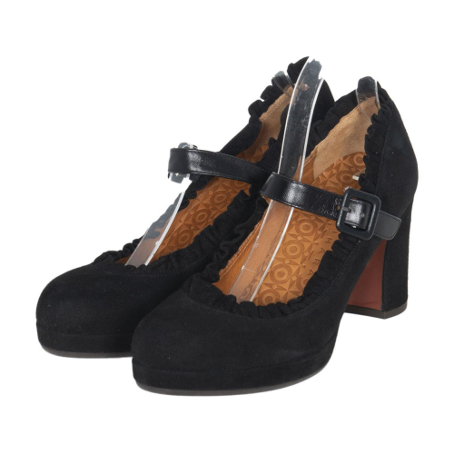 Chie Mihara Mary-Jane Suede Pumps - New Condition