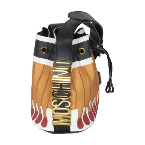 Moschino It's Lit Matchbook Bucket Bag - New Condition