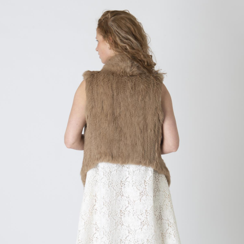 June Rabbit Fur Vest