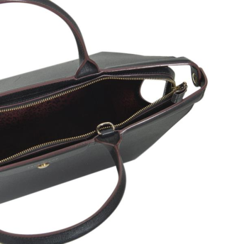 Longchamp Leather Medium Le Pliage Bag - New Condition