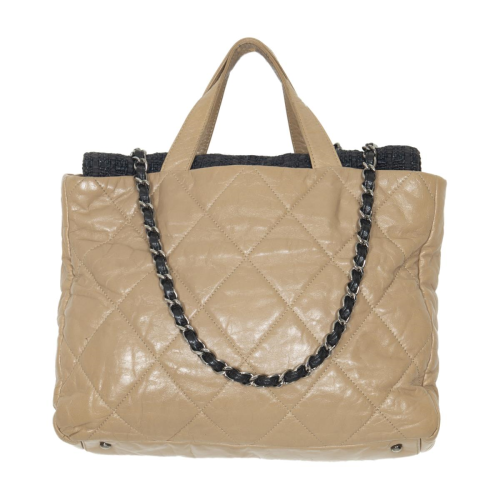 Chanel Leather & Tweed Portobello Tote Bag
