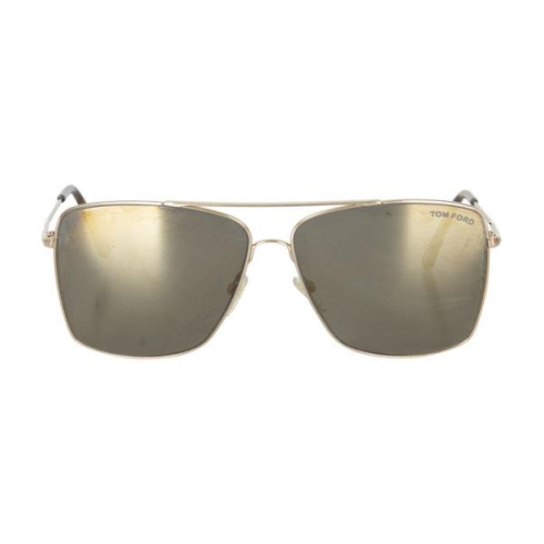 Tom Ford Reflective Square Aviator Sunglasses