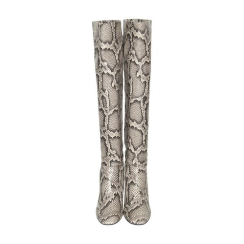 Tamara Mellon Legacy Knee-High 75 Snake-Print Boots