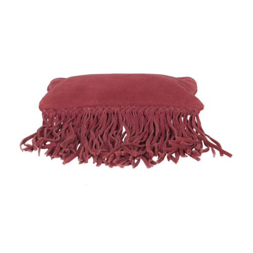 Maje Suede Fringe Clutch - New With Tags