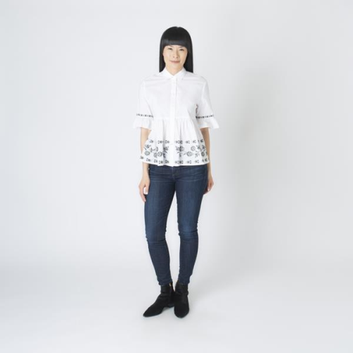 Kate Spade New York Cross-Stitched Top