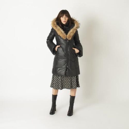 Mackage Fur-Trimmed Down Coat