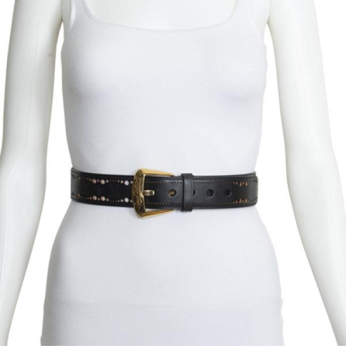 Louis Vuitton Leather Perforated Monogram Belt
