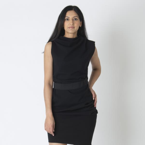 Lanvin Wool Ruched Dress