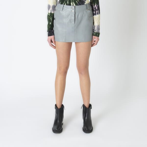 Christian Dior Leather Mini Skirt