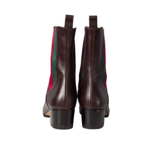 Gucci Web Ankle Boots