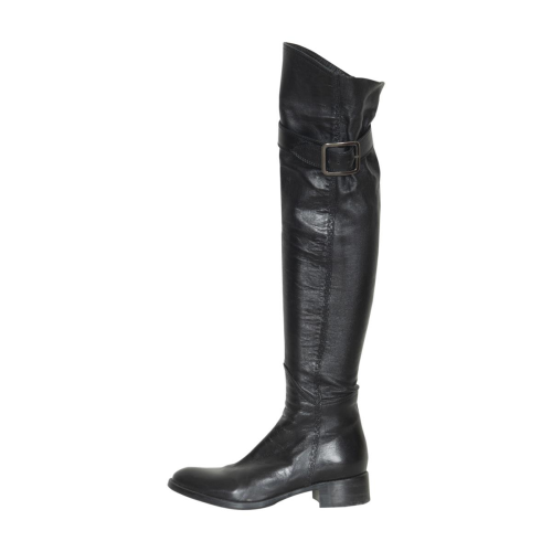 Le Pepe Leather Knee High Boots