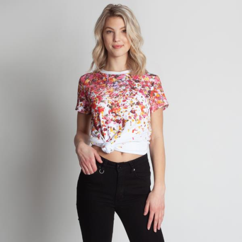 Blumarine Floral Cotton T-Shirt - New With Tags