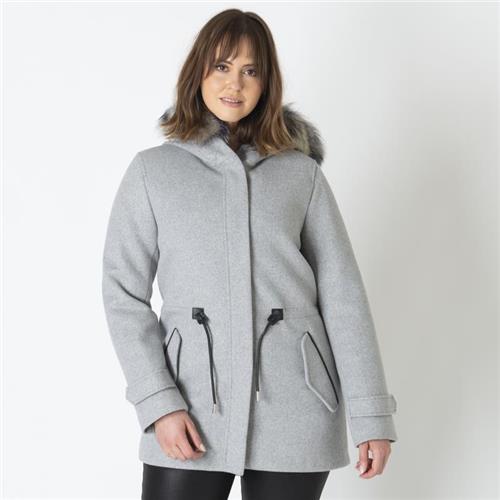 Mackage Wool Down Coat w/Fur Trim Hood - New With Tags