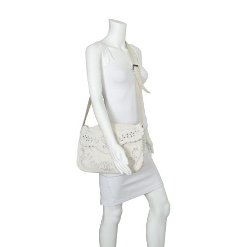 Chanel Suede Embroidered Messenger Bag