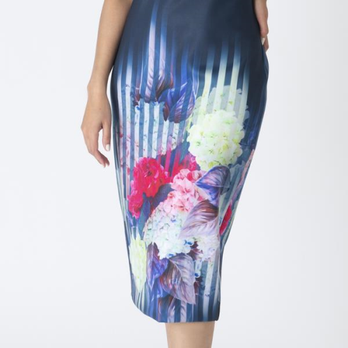 Ted Baker Floral Print Midi Dress