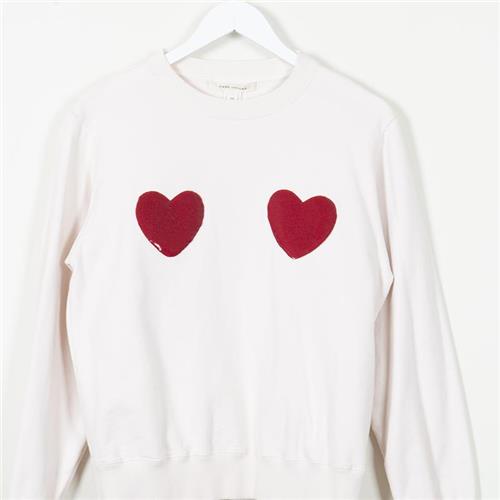 Marc Jacobs Sequin Hearts Sweatshirt