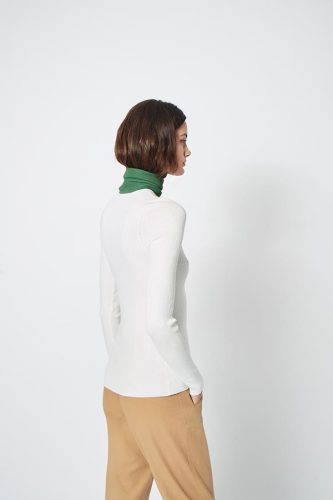Smythe Turtleneck Pointelle Sweater - New With Tags