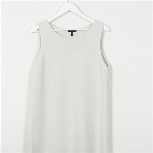 Eileen Fisher Silk-Cotton Midi Dress